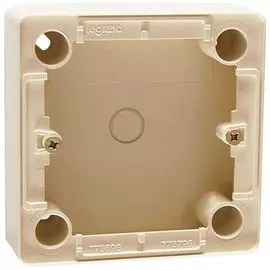 Коробка Legrand 773796 Cariva - для накладного монтажа, высота 25/26 мм, слоновая кость
