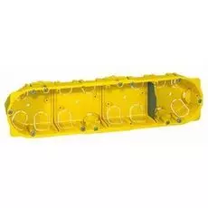 Коробка Legrand 80054 для сухих перегородок, 4 поста, 50мм