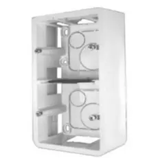 Коробка Legrand 80282 Mosaic накладная, белая 2Х2м, H40мм