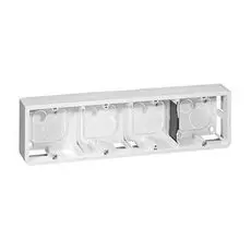 Коробка Legrand 080284 - Программа Mosaic - накладная монтажная, для суппорта Кат. № 080254, гл. 40