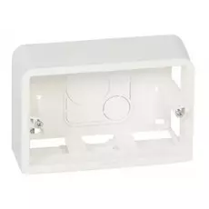 Коробка Legrand 80289 накладная, 3М, глубина 40 мм, белая