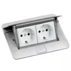 Выдвижной розеточный блок Legrand 054011 - DLP - неукомплектованный, IP 40, 4 модуля, алюминий