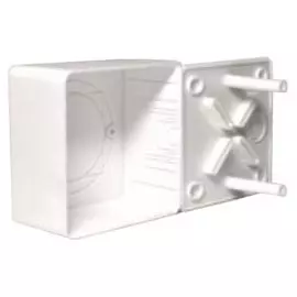 Коробка Промрукав 40-0460 универсальная для кабель-канала белая, 85х85х45