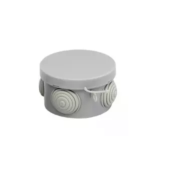Коробка распределительная EKF plc-kmr-040-039 КМР-040-039 наруж. с крышкой 85х40 АБС 4 входа IP54 се