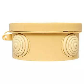 Коробка распределительная EKF plc-kmr-040-039-s КМР-040-039 с крышкой (85х40) 4 мембр. ввода светл. дер. IP54