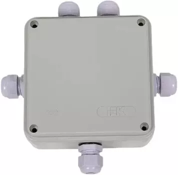 Коробка распределительная IEK UKO10-100-100-050-K51-55 КМ41330 о/п 100х100х50мм PG9 IP55 серая