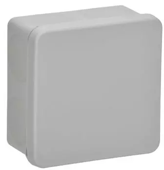 Коробка распределительная IEK UKO21-100-100-050-K41-66 КМ42455 о/п 100х100х50мм IP67 8 вв. серая