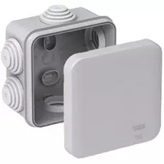 Коробка распределительная Schneider Electric IMT35090 наружная (для открытого монтажа) 70х70х40мм, IP55, 6 вводов (серая)