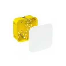 Коробка распределительная Schneider Electric IMT35161 (для скрытого монтажа) 100х100х50мм, IP20, гипрок, 22 ввода (желтая)