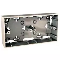 Коробка Schneider Electric UNICA 2 поста наружная (бежевая) (арт. )