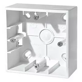Коробка Simon 1590751-030 Simon 15 Белый для наружного монтажа, 1-ая