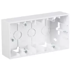 Коробка Simon 1590752-030 Simon 15 Белый для наружного монтажа, 2-ая