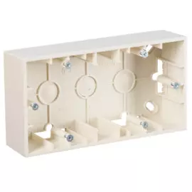 Коробка Simon 1590752-031 Simon 15 Бежевый 2-я для наружного монтажа