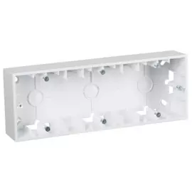 Коробка Simon 1590753-030 Simon 15 Белый для наружного монтажа, 3-ая