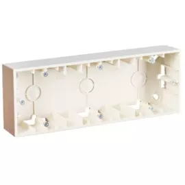 Коробка Simon 1590753-034 Simon 15 Шампань 3-я для наружного монтажа