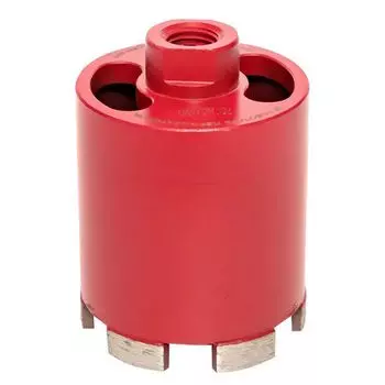 Коронка алмазная EKF dch-72-mhs-m16 для дрелей с микроударом (верхнее пылеудаление) DCH-72MHS Micro Hit Laser M16 Professional