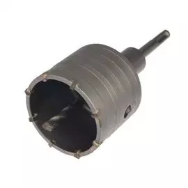 Коронка KRANZ KR-91-0415 по бетону в сборе М22х73 мм, SDS PLUS
