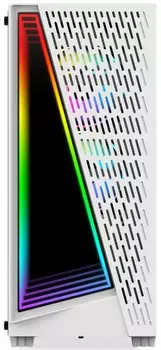 Корпус ATX ALSEYE X3-W белый, без БП, 2*USB2.0, USB3.1 Gen1, audio