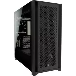 Корпус ATX Corsair 5000D AIRFLOW CC-9011210-WW черный, без БП, стенка из закаленного стекла, 2*USB 3.0, USB 3.1 Type-C, audio