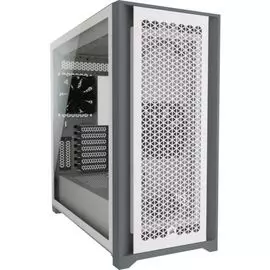 Корпус ATX Corsair 5000D AIRFLOW CC-9011211-WW белый, без БП, стенка из закаленного стекла, 2*USB 3.0, USB 3.1 Type-C, audio