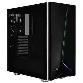 Корпус ATX Corsair Carbide Series SPEC-06 RGB TG CC-9011146-WW black, без БП, с окном, подсветка, 2xUSB 3.0, audio