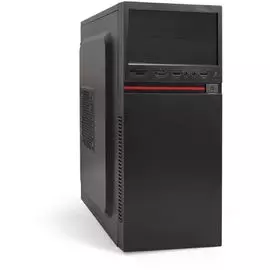 Корпус ATX Exegate AA-329-450W-8 EX286445RUS Miditower, БП AA450 с вент. 8см, 2*USB, HD аудио, черный