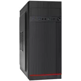 Корпус ATX Exegate AA-442U3 EX290175RUS без БП, 3*USB3.0, аудио, черный