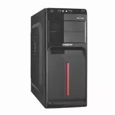 Корпус ATX Exegate AB-221 EX247937RUS miditower, AB500W, 80mm, 2*USB, Audio, black