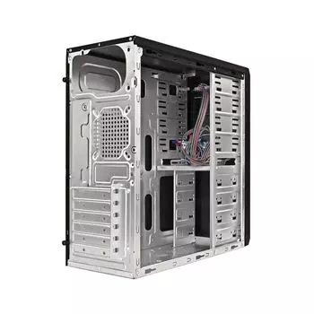 Корпус ATX Exegate UN-605B EX283225RUS miditower, 120mm, 2*USB, Audio, замок блокировки кнопки питания, black
