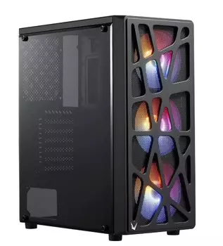 Корпус ATX FORMULA MANA (V2) черный, без БП, USB2.0, USB3.0, USB3.1, audio