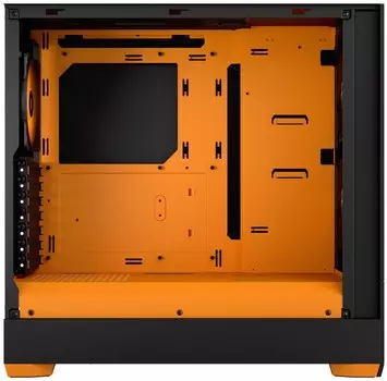 Корпус ATX Fractal Design Pop Air RGB Orange Core FD-C-POR1A-05 черный/оранжевый, без БП, боковая панель из закаленного стекла, USB Type-C, 2*USB 3.0,