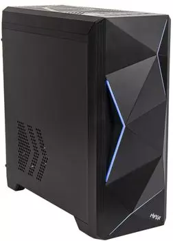 Корпус ATX HIPER A68 черный, без БП, USB 3.0, 2*USB 2.0, audio