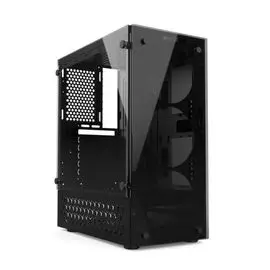 Корпус ATX HIPER HG-C104 ORCUS черный, без БП, с окном, USB 2.0, USB 3.0, audio