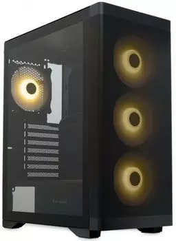 Корпус ATX HSPD M520 без БП, Black, 2*USB 3.0