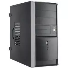 Корпус ATX In Win EAR007BS USB3.0 6115721 черный с серебром 500W (USB 3.0x2, Audio),