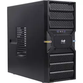 Корпус ATX In Win EC036 черный, БП 500W, 2*USB 3.0, audio