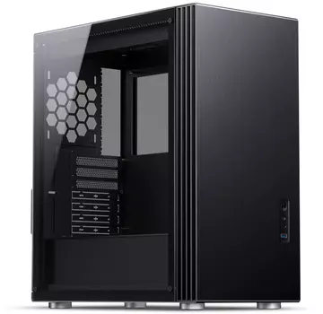 Корпус ATX JONSBO U6 Black черный, без БП, боковые панели из закаленного стекла, USB Type-C, USB 3.0, audio