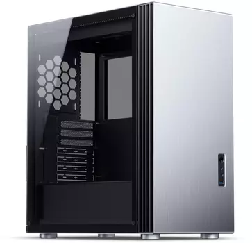 Корпус ATX JONSBO U6 Silver серебристый, без БП, боковые панели из закаленного стекла, USB Type-C, USB 3.0, audio