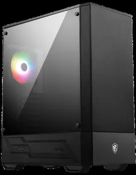 Корпус ATX MSI MAG FORGE 110R черный, без БП, акриловая боковая панель, 2*USB 3.2, audio