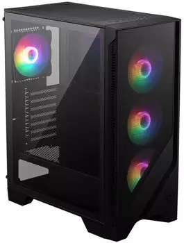 Корпус ATX MSI MAG FORGE 120A AirFlow 306-7G23A21-809 черный без БП боковая панель из закаленного стекла 2xUSB 3.2 Audio