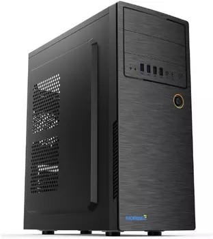 Корпус ATX Norbel E180 без БП, 2*USB 3.0, 2*USB 2.0, audio, black