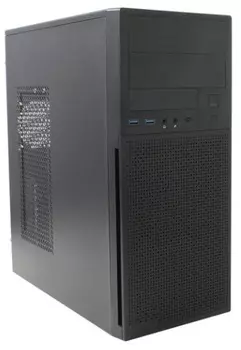 Корпус ATX Powerman DA815BK 6193555 чёрный, БП 500W, 2*USB 3.0, audio