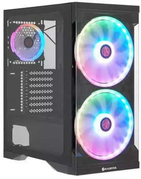 Корпус ATX Raijintek SILENOS PRO 0R20B00180 черный, без БП, боковая панель закаленное стекло, USB 3.0, 2*USB 2.0, audio