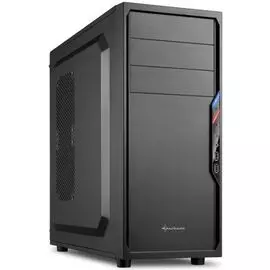 Корпус ATX Sharkoon VS4-S черный, без БП, 2*USB 2.0, audio