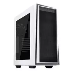 Корпус ATX SilverStone SST-RL06WS-W белый с серебристым, без БП, с окном, 2xUSB 3.0, 2xUSB 2.0, Audio