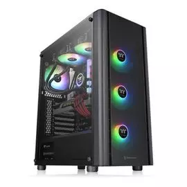 Корпус ATX Thermaltake Core G21 TG CA-1Q5-00M1WN-00 черный, без БП, с окном, 2*USB 3.0, 2*USB 2.0, audio