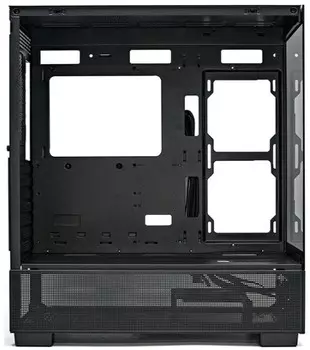 Корпус ATX Xastra Q500-0F черный, без БП, 2*USB 3.0