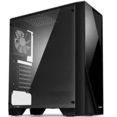 Корпус ATX Zalman S1 черный, без БП, с окном, подсветка, USB 2.0, USB 3.0, Audio