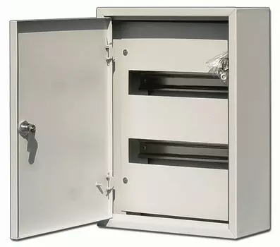 Корпус DEKraft 30203DEK металлический 400х300х120 24 мод. IP31 ЩРН-24