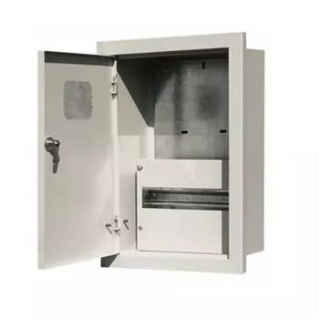 Корпус DEKraft 30301DEK металлический 430х330х160 1-фазн. 12 мод. IP31 ЩРУВ-1/12